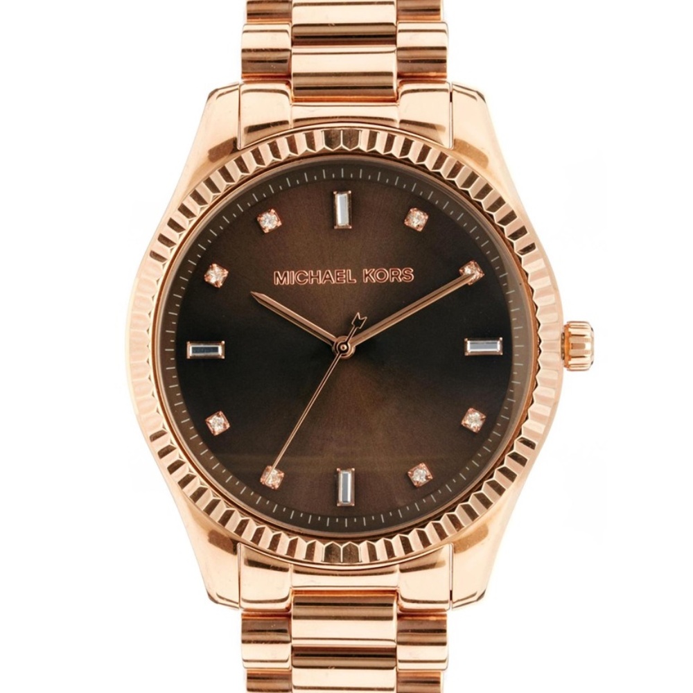 Michael Kors Women's Metallic Felicity Rose Gold